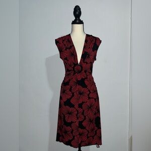 XOXO Black and Red High Low Dress